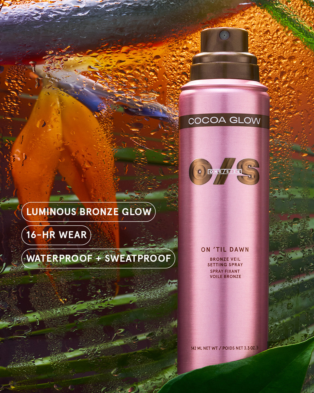ONE/SIZE On 'Til Dawn Bronze Veil Setting Spray – Caramel Glow (benefits)