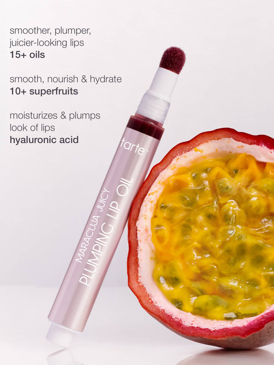 tarte Maracuja juicy plumping lip oil
