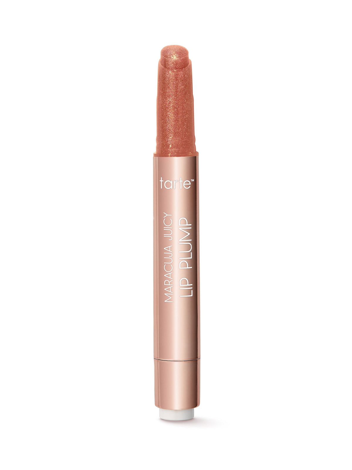 tarte Maracuja juicy lip shimmer glass plump rosy copper