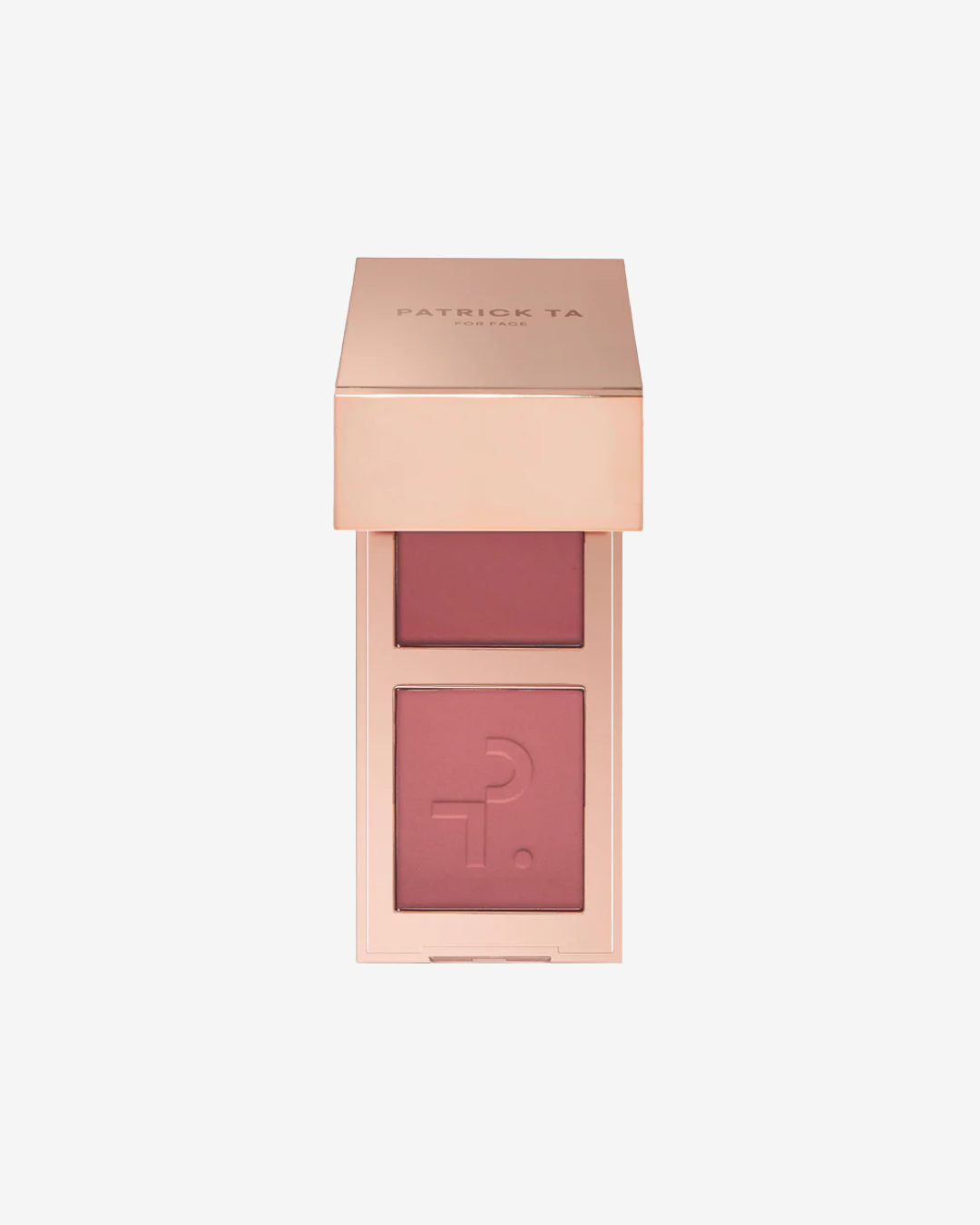 Patrick TA Mini major headlines double take crème + powder blush duo