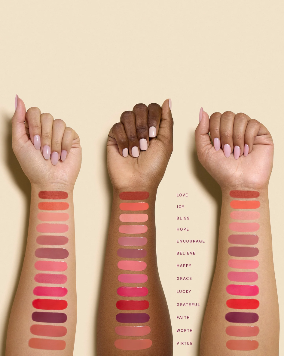 Soft pinch liquid blush