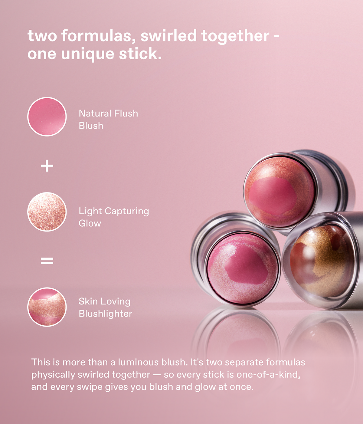 r.e.m. beauty Mélange à Trois Blush & Highlight Stick