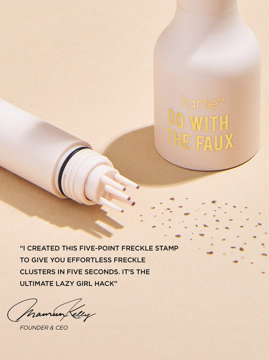 tarte go with the faux Freckle Stamp