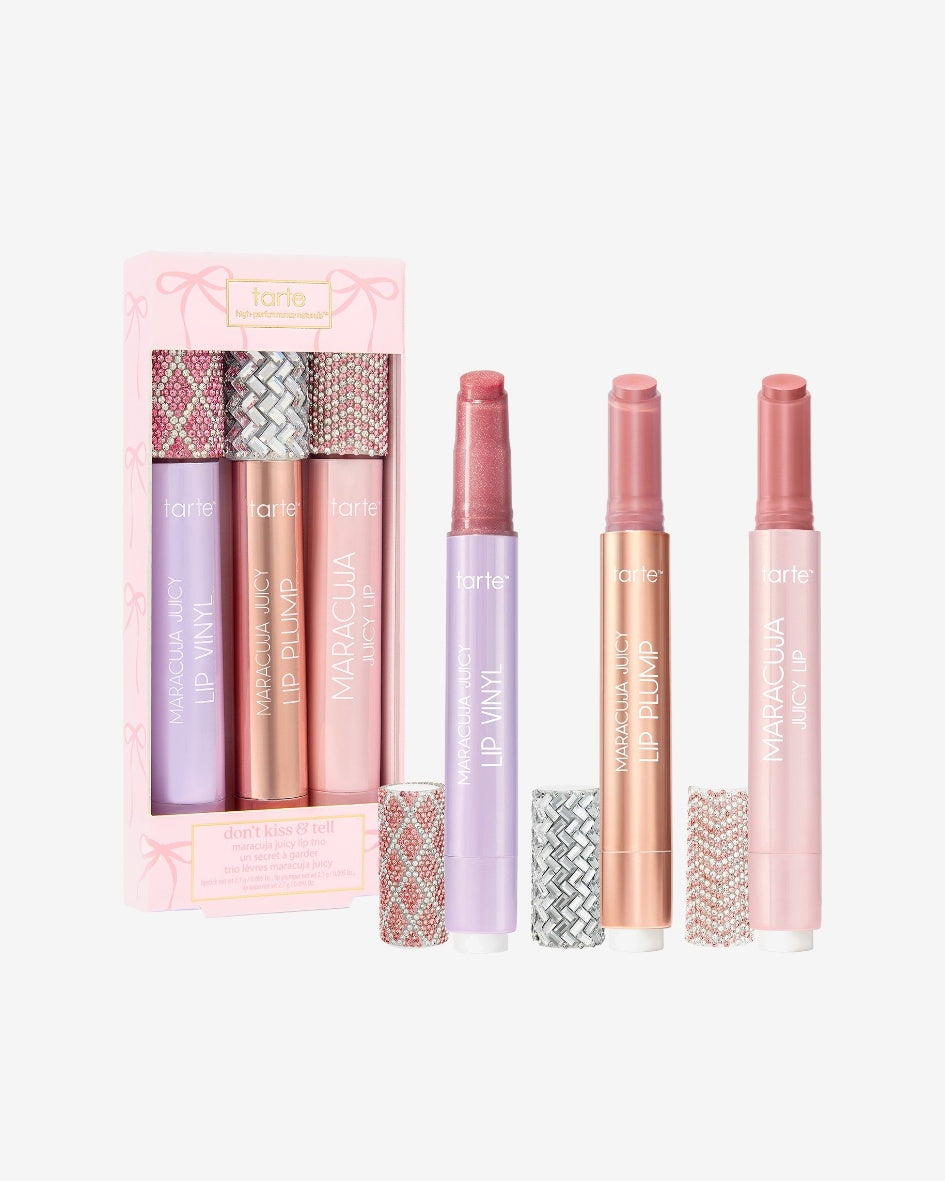 tarte Don't Kiss & Tell Maracuja Juicy Lip Trio