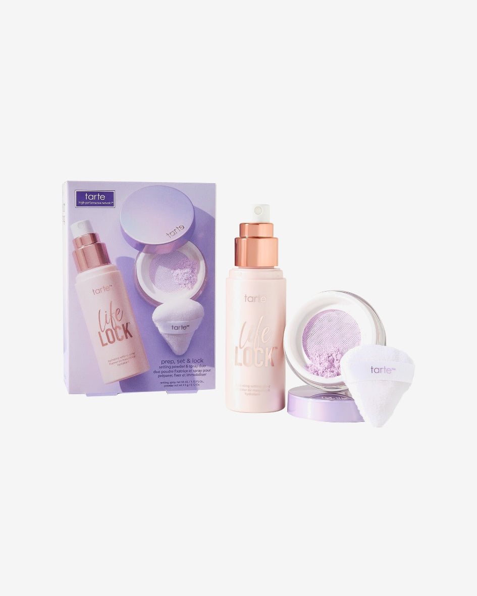 tarte Prep, Set & Lock Setting Powder & Spray Duo