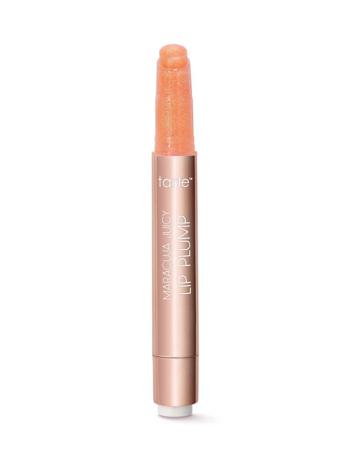 tarte Maracuja juicy lip shimmer glass plump peach